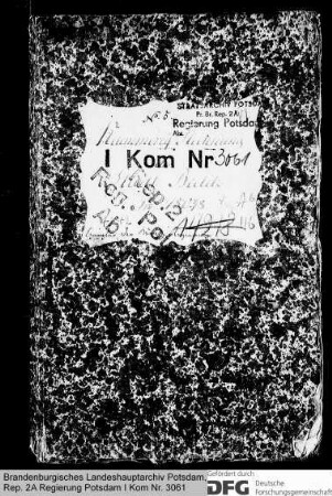 Kämmereirechnungen der Stadt Beelitz für das Rechnungsjahr 1807-1808