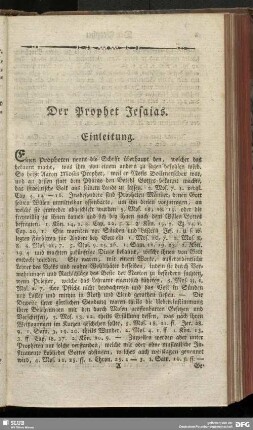 Der Prophet Jesaias