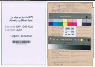 Entnazifizierung Johannes Lippold , geb. 16.01.1899 (Techn.Angestellter)