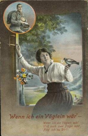 Wenn ich ein Vöglein wär' - Wenn ich ein Vöglein wär'