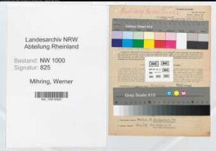 Entnazifizierung Werner Mihring, geb. 23.02.1907 (Angest.)
