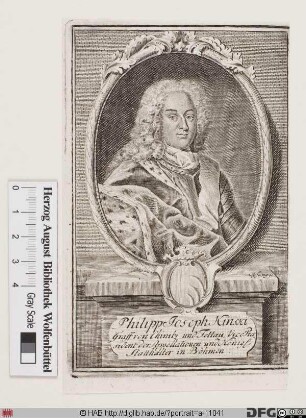 Bildnis Philipp Joseph Graf Kinsky (von Chinitz u. Tettau)