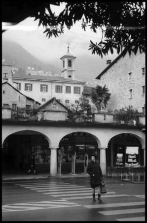 Locarno: Zebrastreifen in der Hauptstraße