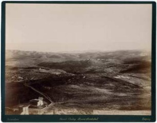 Blick vom Ölberg auf Gebirge Juda u. Totes Meer [Collection Hentschel]