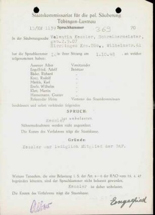 Kessler, Valentin