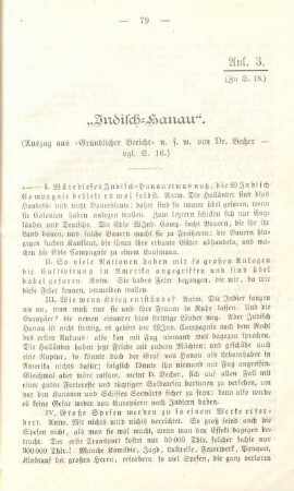 Anl. 3. "Indisch-Hanau"