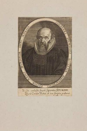 Bildnis des Iohannes Stumppius