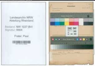 Entnazifizierung Paul Frater , geb. 01.06.1890 (Arbeiter)