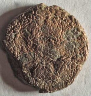 Römische Münze, Nominal Halbcentenionalis, Prägeherr unbekannt, Prägeort nicht bestimmbar, Original