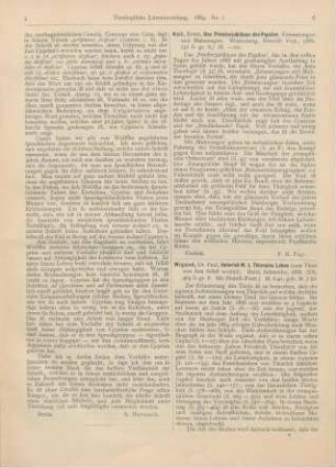 6-8 [Rezension] Wigand, Paul, Heinrich W. J. Thierschs Leben