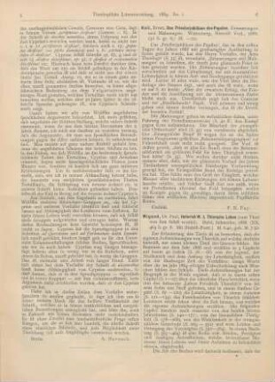 6-8 [Rezension] Wigand, Paul, Heinrich W. J. Thierschs Leben