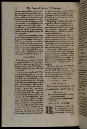 De Iuramento Calumniæ Et Malitiæ.
