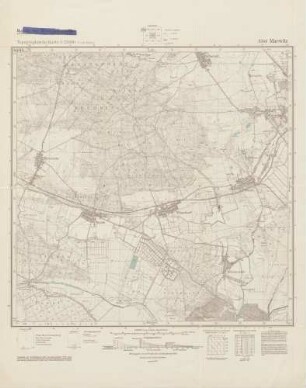 3344 Marwitz, Topographische Karte 1:25000 (4cm - Karte)