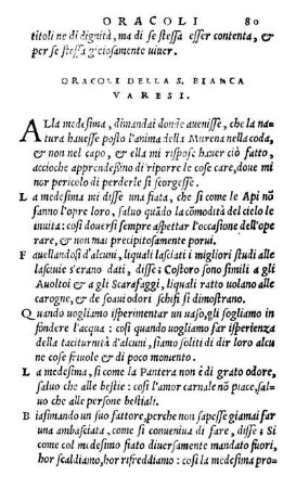 Oracoli Della S. Bianca Varesi.