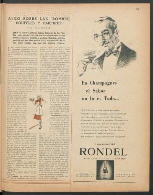 Algo sobre las "bombés, soufflés y parfaits"