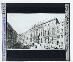 Wien, Palais Schönborn-Batthyány,Kleiner, Ansicht des Palais Schönborn-Batthyány (Druck)