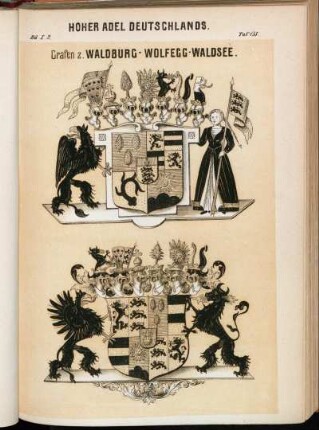 Taf. 155. Grafen z. Waldburg-Wolfegg-Waldsee.
