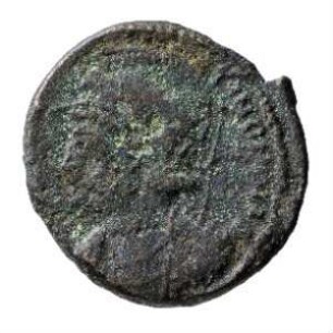 Münze, Follis, Aes 3, 330 - 331 n. Chr.
