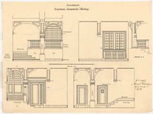 Corpshaus Guestphalia, Marburg: 4 Innenansichten Eintrittshalle