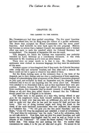 Chapter IX. The Cabinet To The Rescue.
