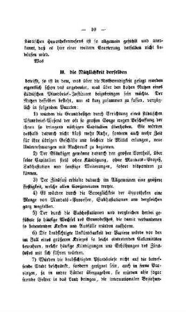 II. die Nützlichkeit derselben