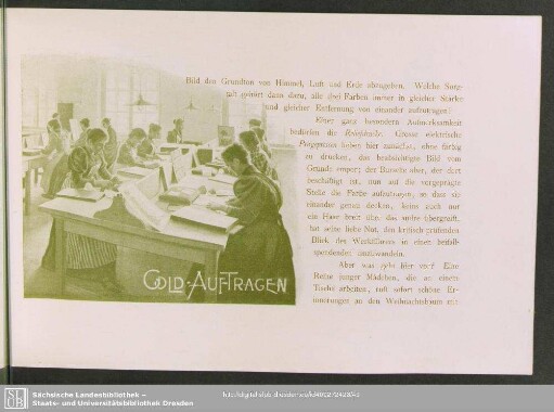 Gold-Auftragen