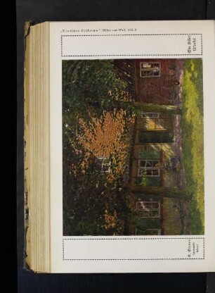 "Deutsches Volkstum" (Bühne und Welt) XIX, 8 E. Eitner Hummelsbüttel Ein stiller Winkel