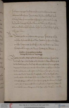 Evangelium am zweiten Advent