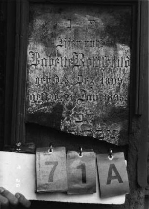 Grabstein 71 [Hahn S. 91 Grab-Nr. 68]: Grabstein 71A [Hahn S. 91 Grab-Nr. 68]