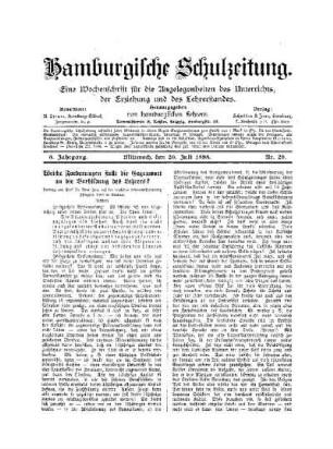 Welche Forderungen stellt die Gegenwart an die Vorbildung des Lehrers? : (Schluß)