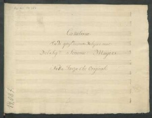 Che originali. Auszüge; S, orch, guit
