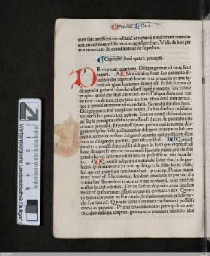 Preceptum quartum