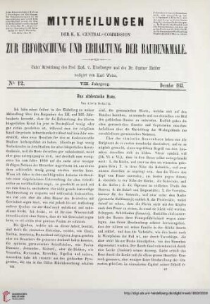 8: Das altdeutsche Haus
