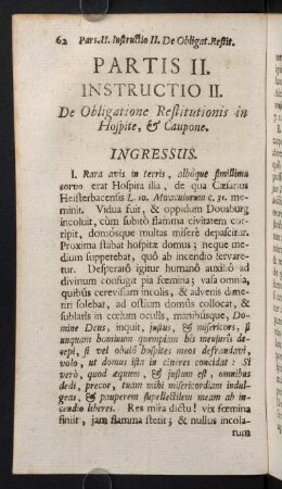 62-67, De Obligatione Restitutionis in Hospite, & Caupone