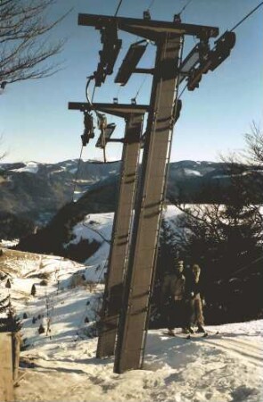 Schauinsland: Hofsgrund Skilift (oben); mit Feldberg