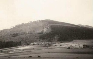 Lausitzer Gebirge. Blick vom Trögelsberg (Vysoká) nördlich Pankratz zum Schwammberg