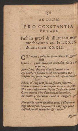 Pro Constantia Preces