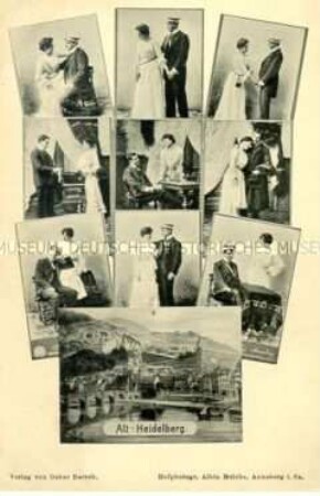 Szenen aus "Alt-Heidelberg"