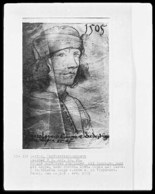 Augsburger Malerbildnisse der Dürerzeit — Barthel Cango aus Vestia