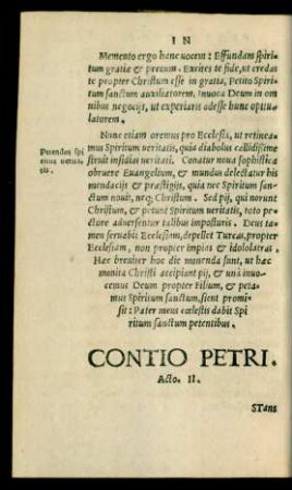 Contio Petri.