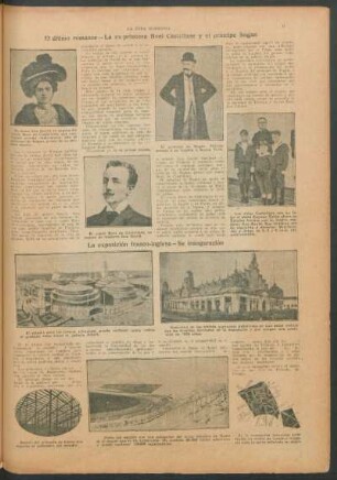 La exposición franco-inglesa -- Su inauguración