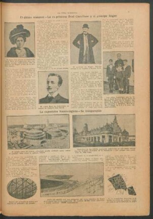La exposición franco-inglesa -- Su inauguración