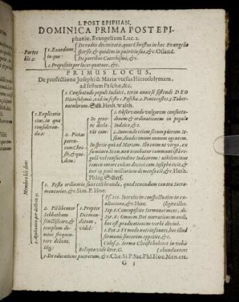 Dominica Prima Post Epiphaniæ. - Dominica Sexta Post Epiphaniæ.