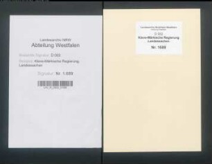 Edikte für Behörden und Gerichte im Herzogtum Kleve und in der Grafschaft Mark, Bd. 6