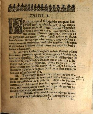 Disp. polit. de subiectione et imperio