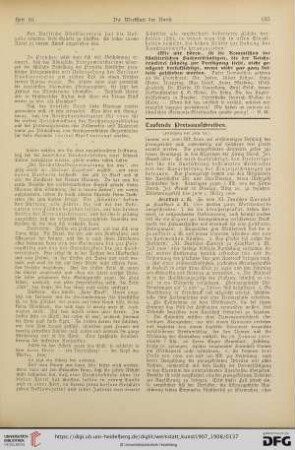 Preisausschreiben / Denkmäler / Aus Akademien und Kunstschulen / Personalien / Auszeichnungen / Todesfälle / Stipendien und Stiftungen / Vereine / Literatur und Kunstblätter