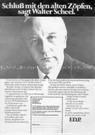 Wahlpropaganda der FDP zur Bundestagswahl 1969