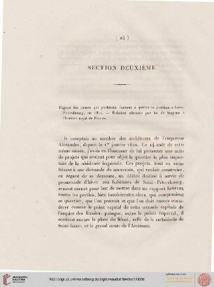 Section deuxième