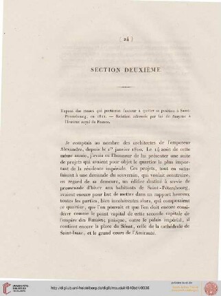 Section deuxième