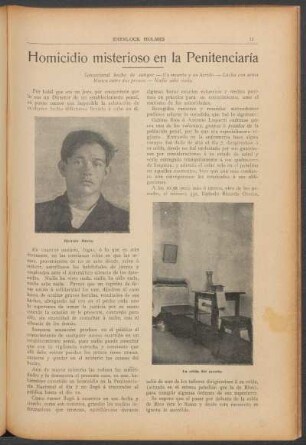 Homicidio misterioso en la Penitenciaría